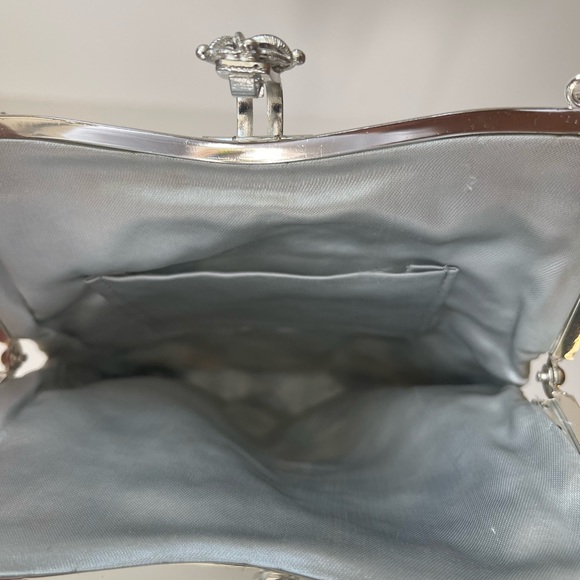 Vintage NWOT Beaded Mesh Metal Chain Handbag Purse - Picture 4 of 7